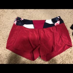 Light maroon Lululemon shorts